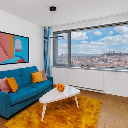 Sky Park 1 - Luxurious #Instaworthy Apartment In Downtown City Center With Included Parking, Best Address In Town Bratislava Eksteriør bilde
