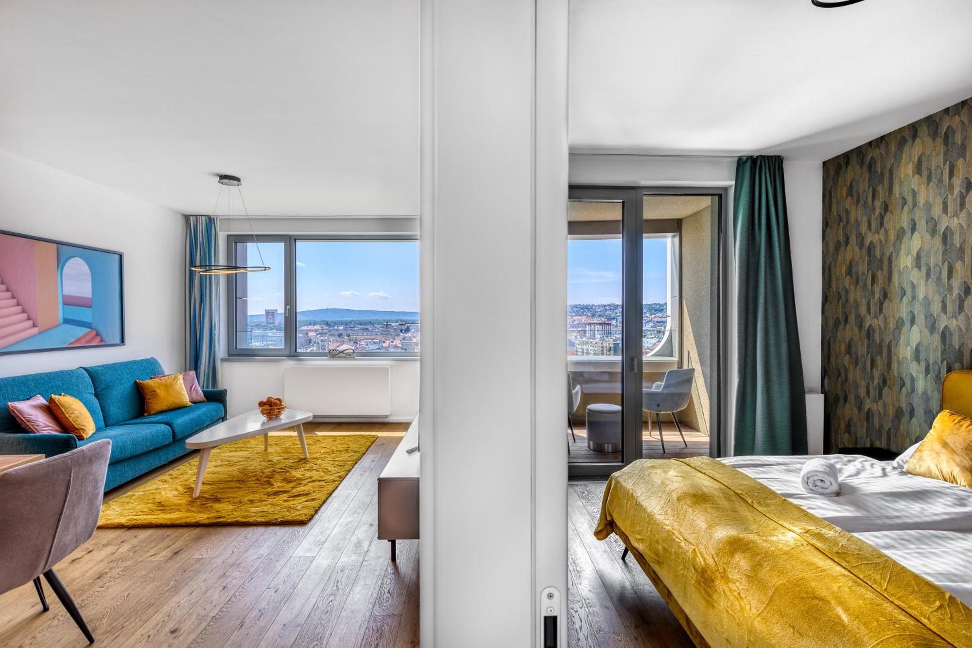 Sky Park 1 - Luxurious #Instaworthy Apartment In Downtown City Center With Included Parking, Best Address In Town Bratislava Eksteriør bilde